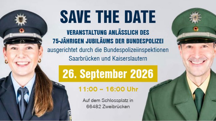 Tag der offenen Tür der Bundespolizeiinspektionen Saarbrücken und Kaiserslautern