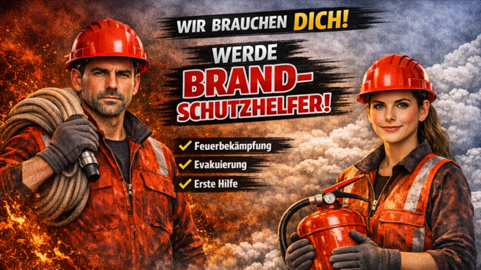 Unterweisung Brandschutzhelfer (Bild KI generiert)