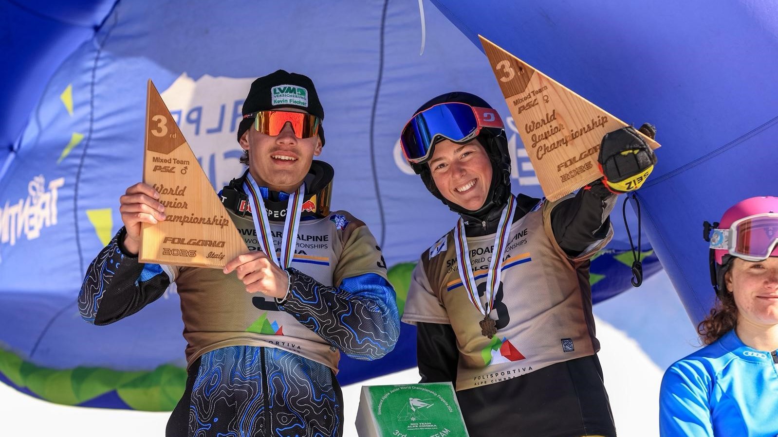 Samuel Schwerdt und Mathilda Scheid gewinnen Bronze im Mixed-Team-Wettbewerb
