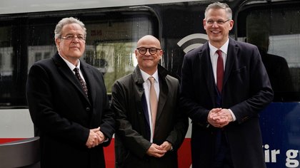 75 Jahre Bundespolizei - Jubiläumsauftakt am Hauptbahnhof Potsdam Kachel Vorschau
