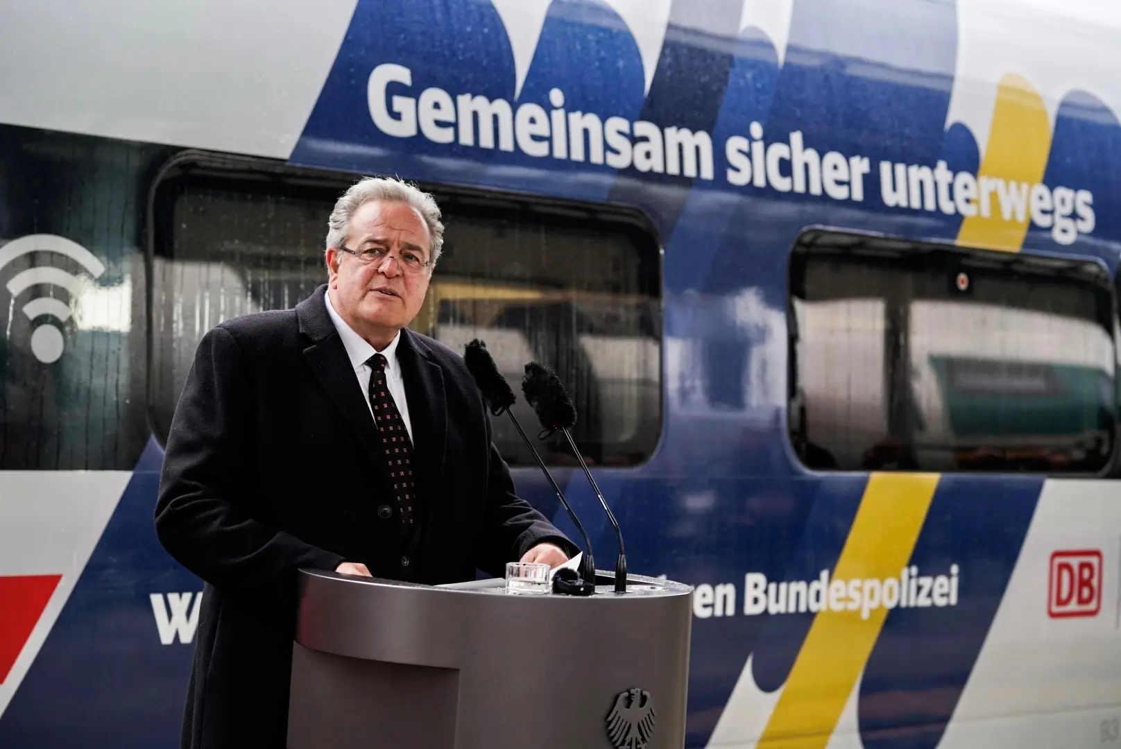 75 Jahre Bundespolizei - Jubiläumsauftakt am Hauptbahnhof Potsdam