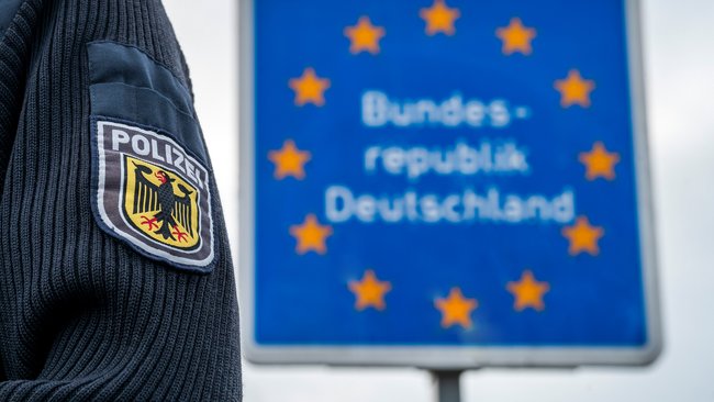 Grenzschild BRD