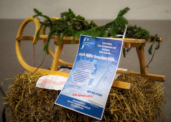 Hohe Spendenbereitschaft bei der Weihnachtsfeier der Bundespolizeidirektion München