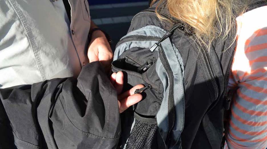 Diebstahl aus Rucksack