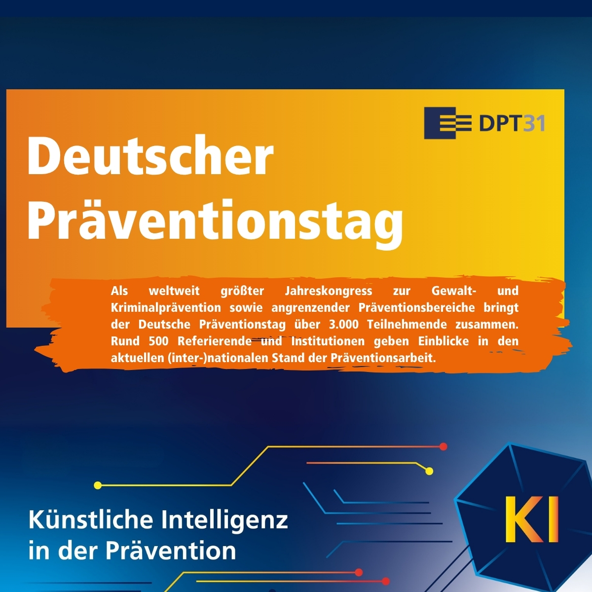 Deutscher Präventionstag Plakat